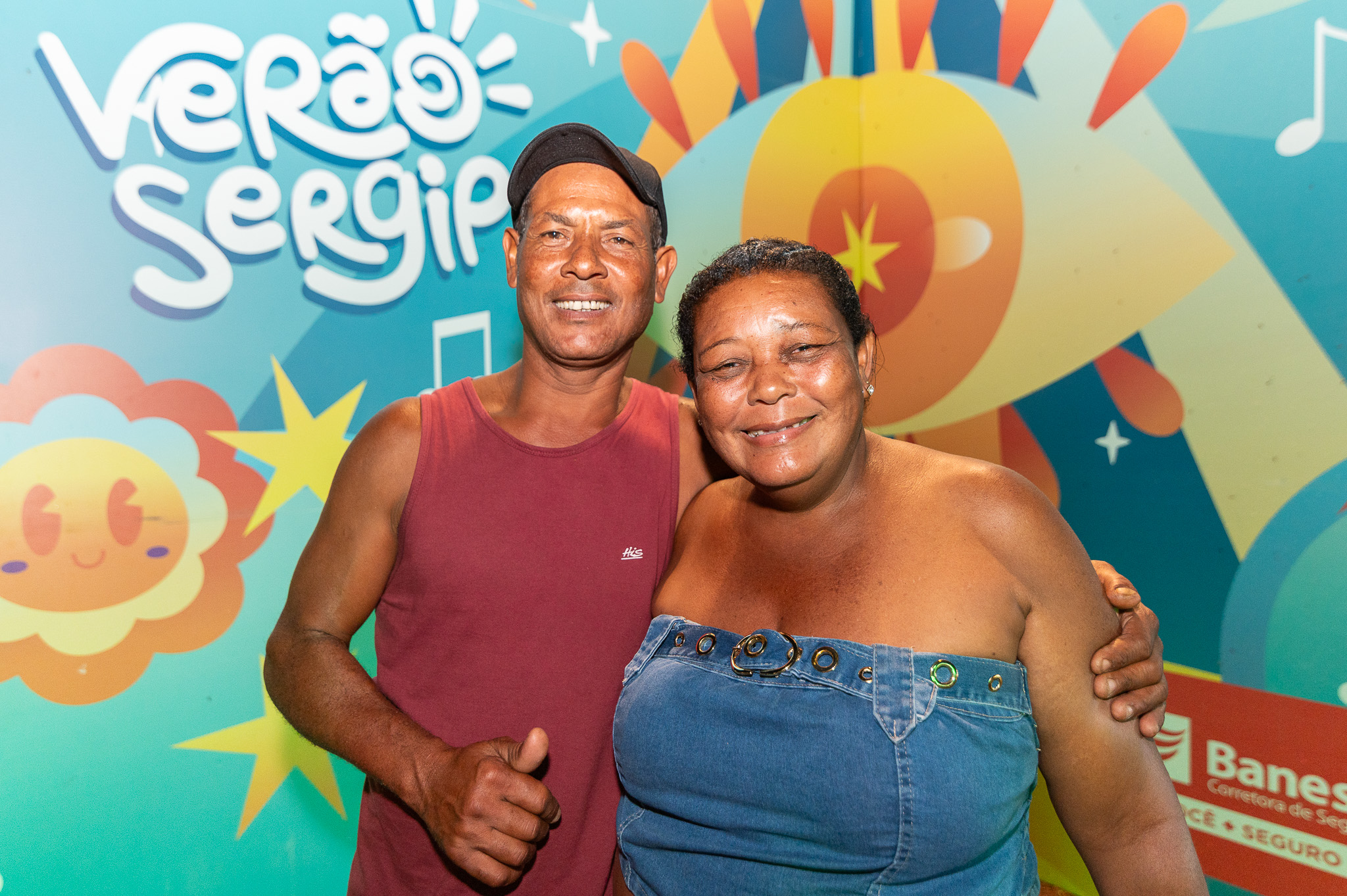 Acompanhada do marido, dona de casa Jeane dos Santos conta não perder nenhuma edição do evento / Foto: Thiago Santos