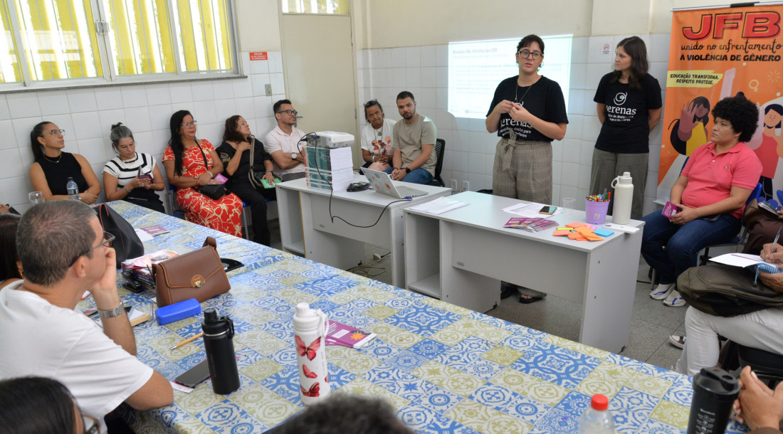 Formação orienta comunidade escolar na prevenção à violência contra meninas e mulheres// Fotos: Maria Odília