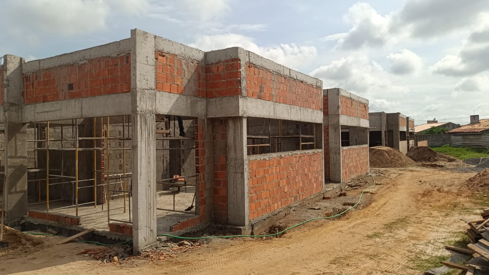 Obras da creche-escola de Feira Nova