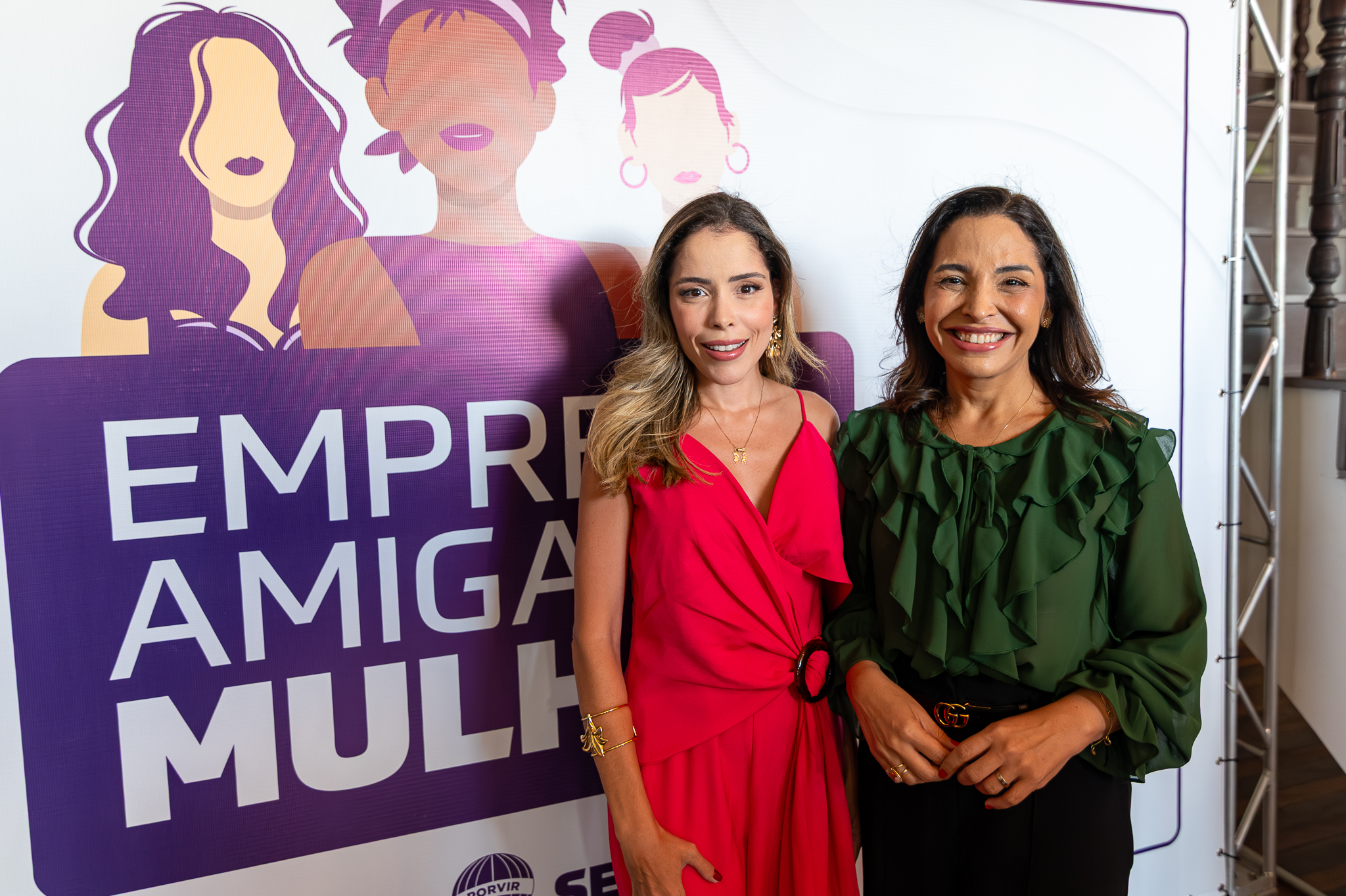 As representantes do Hospital de Olhos Santo Antônio (HOSA), Paula Louzada e Ivana Costa Gueller, ressaltaram o compromisso da instituição com o acolhimento feminino