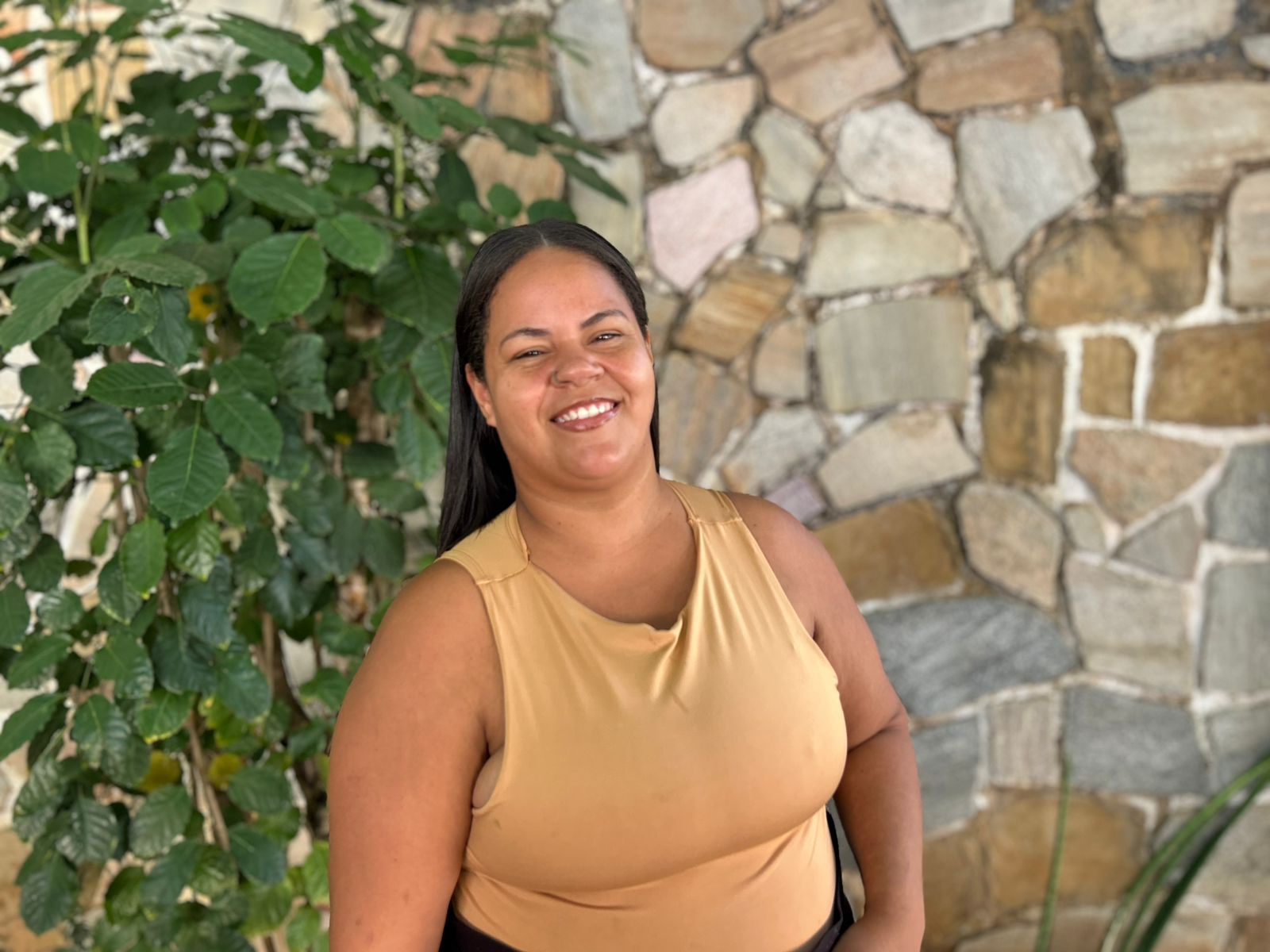 Beatriz da Silva comemorou a oportunidade e destacou a importância do evento como fonte de renda extra