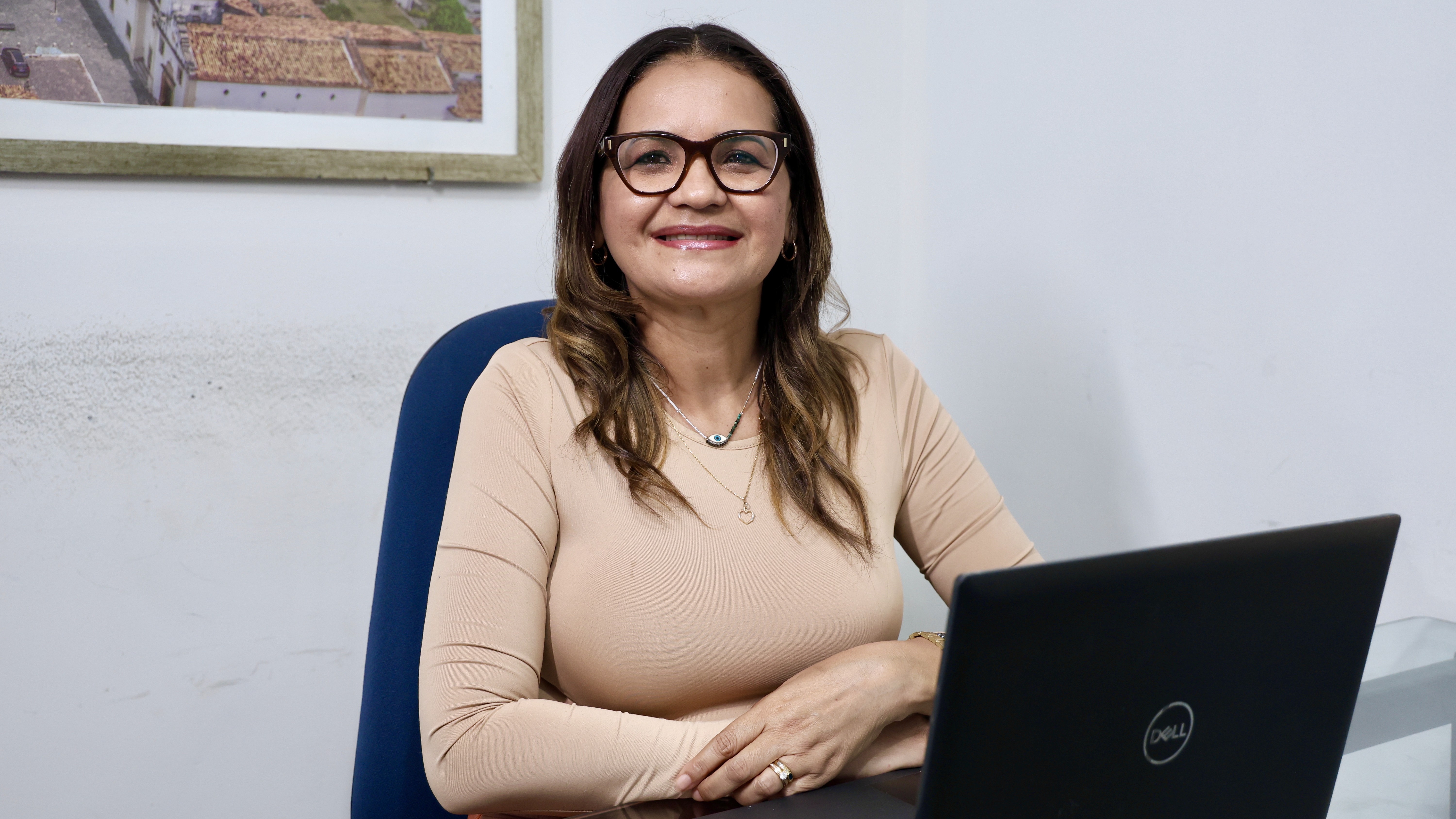 Secretária de Educação de São Cristóvão, Deise Barroso. Foto. Ascom Seed