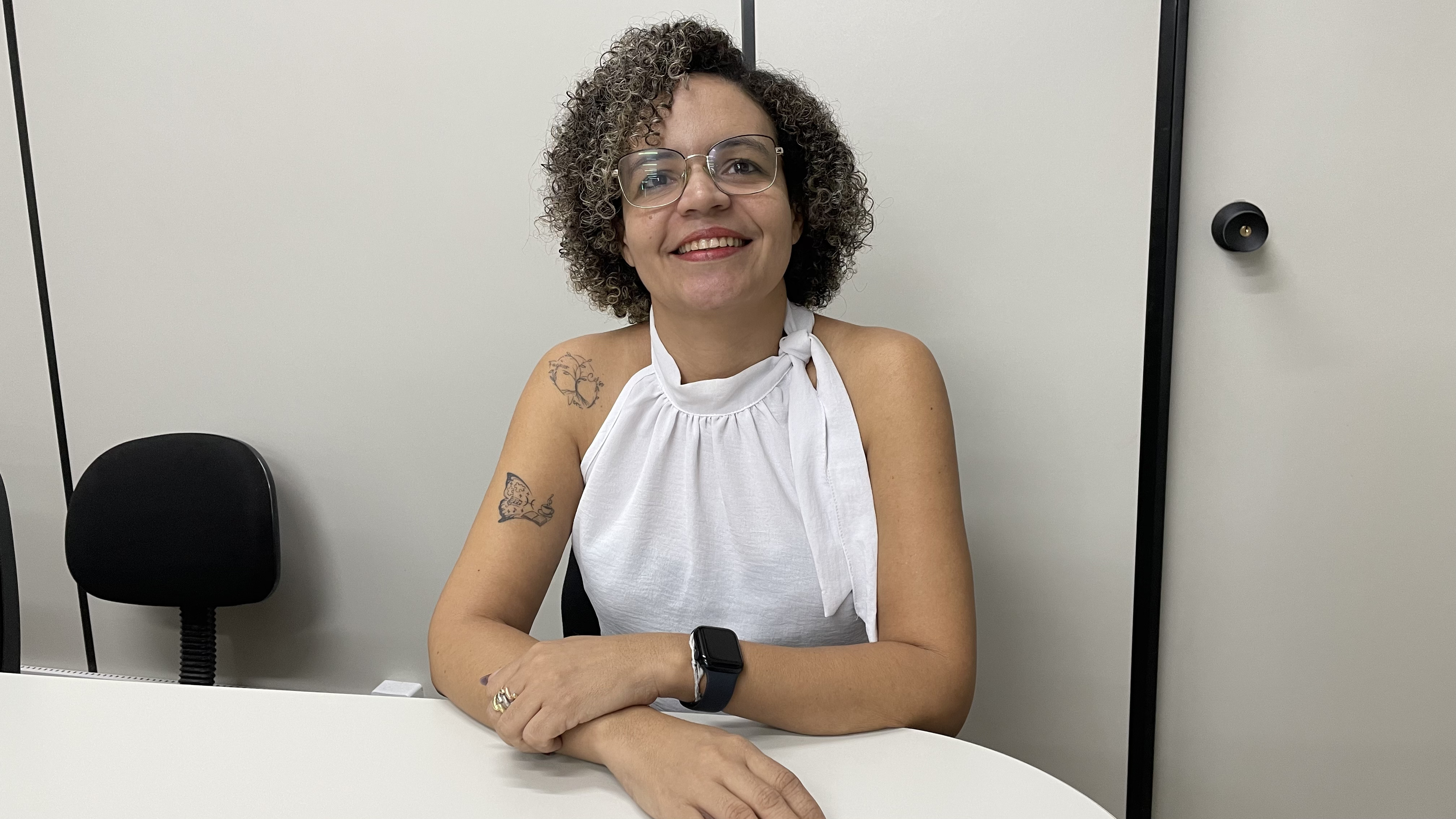 Diretora pedagógica do Seapem, Luciana Bomfin. Foto. Ascom Seed