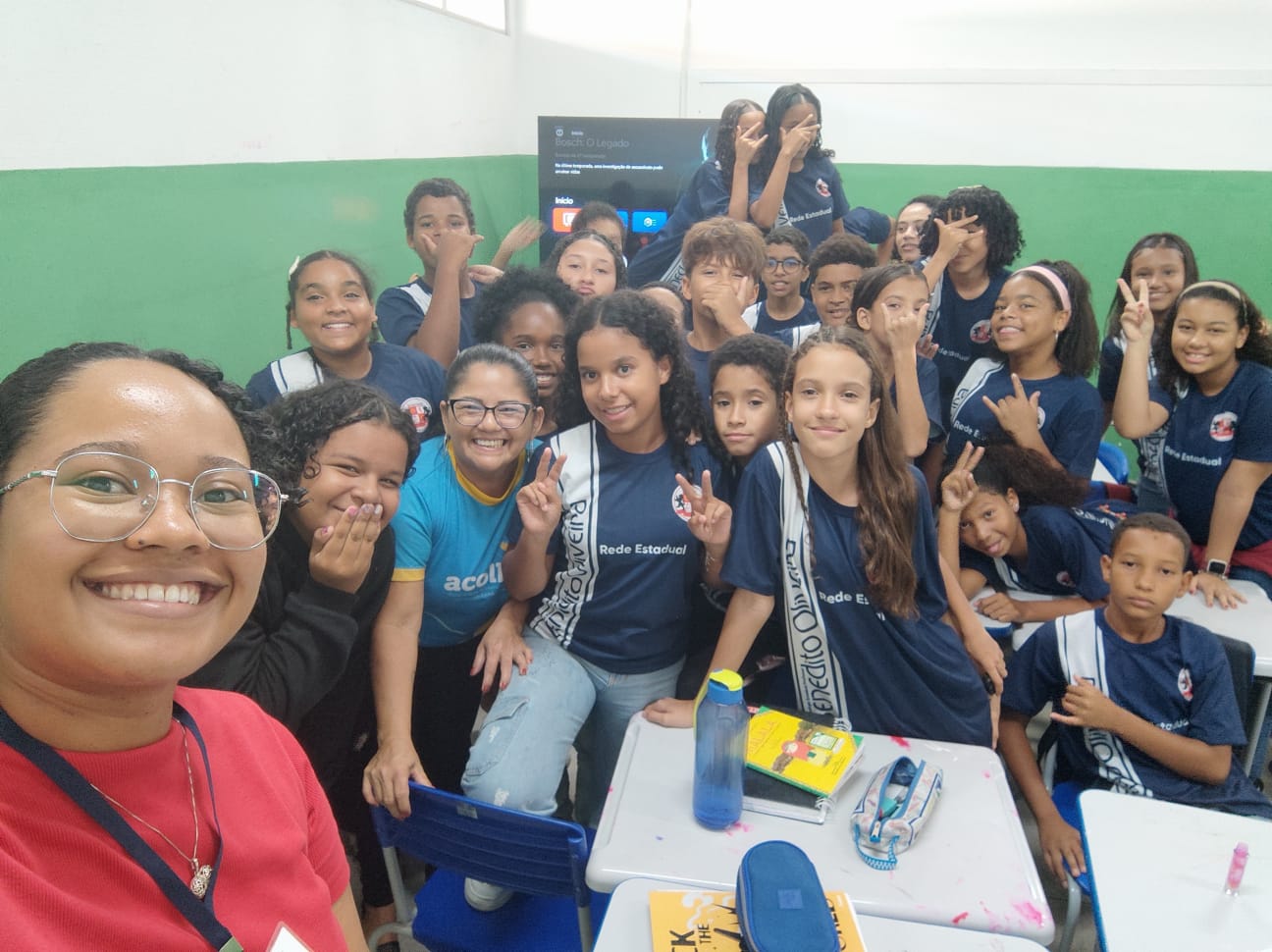 Palestra na Escola Benedito de Oliveira