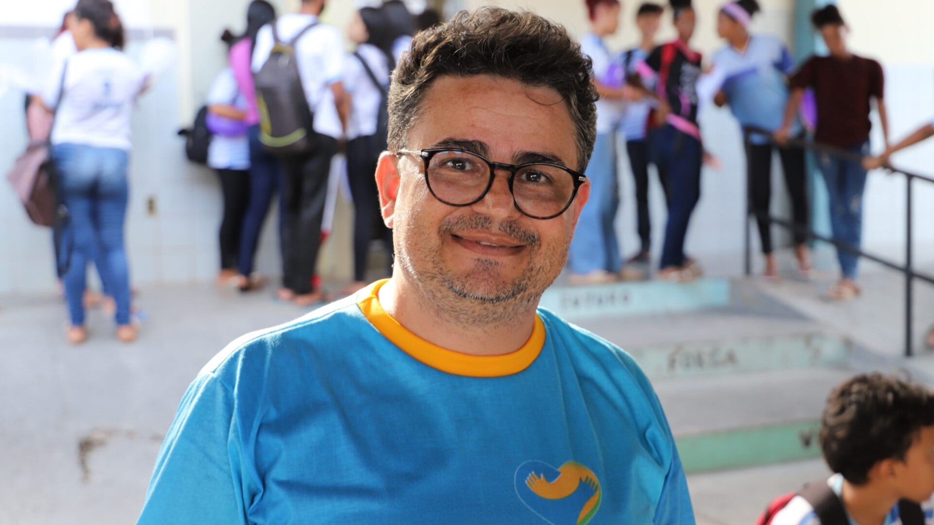 Coordenador do Programa Acolher, Pedro Santana