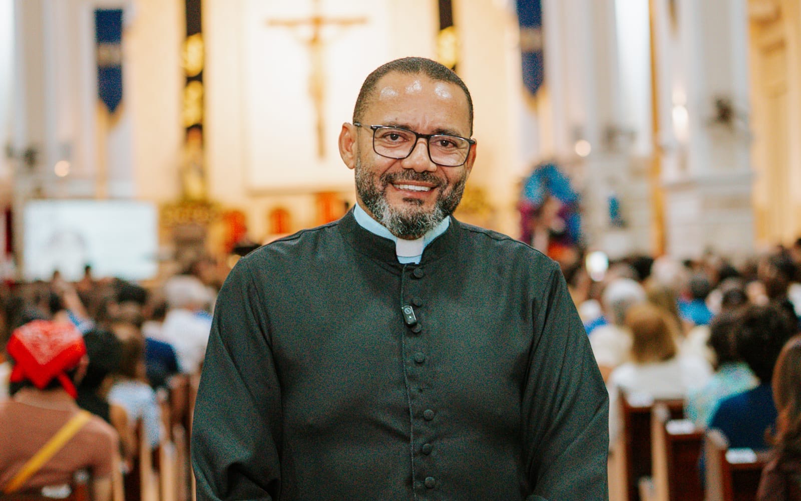 O reitor do Santuário São José, padre Jadilson Santos, destacou a alegria