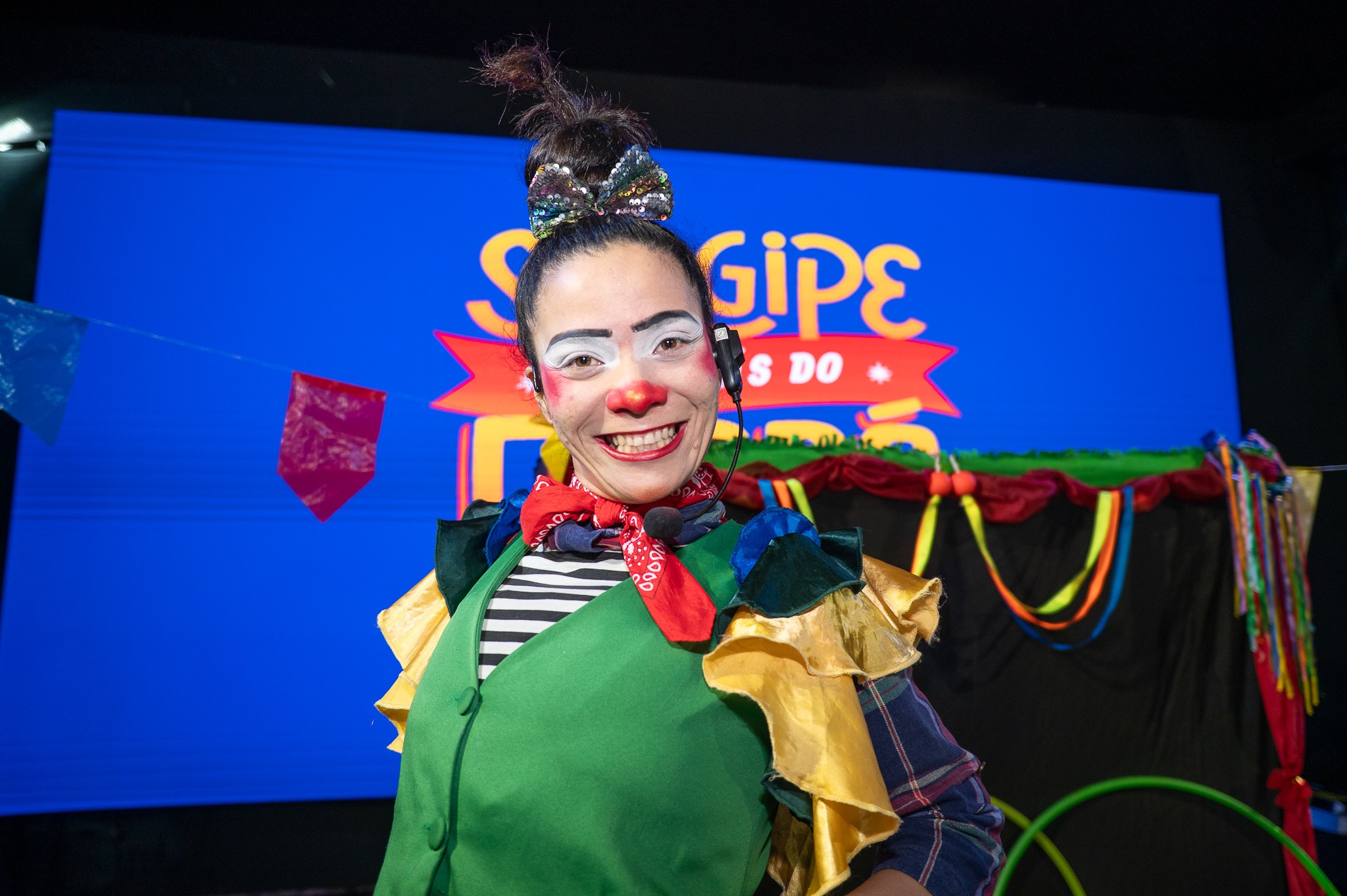 Luz Rivero, a palhaça Luperta, do Circo Rueda // Foto: Thiago Santos