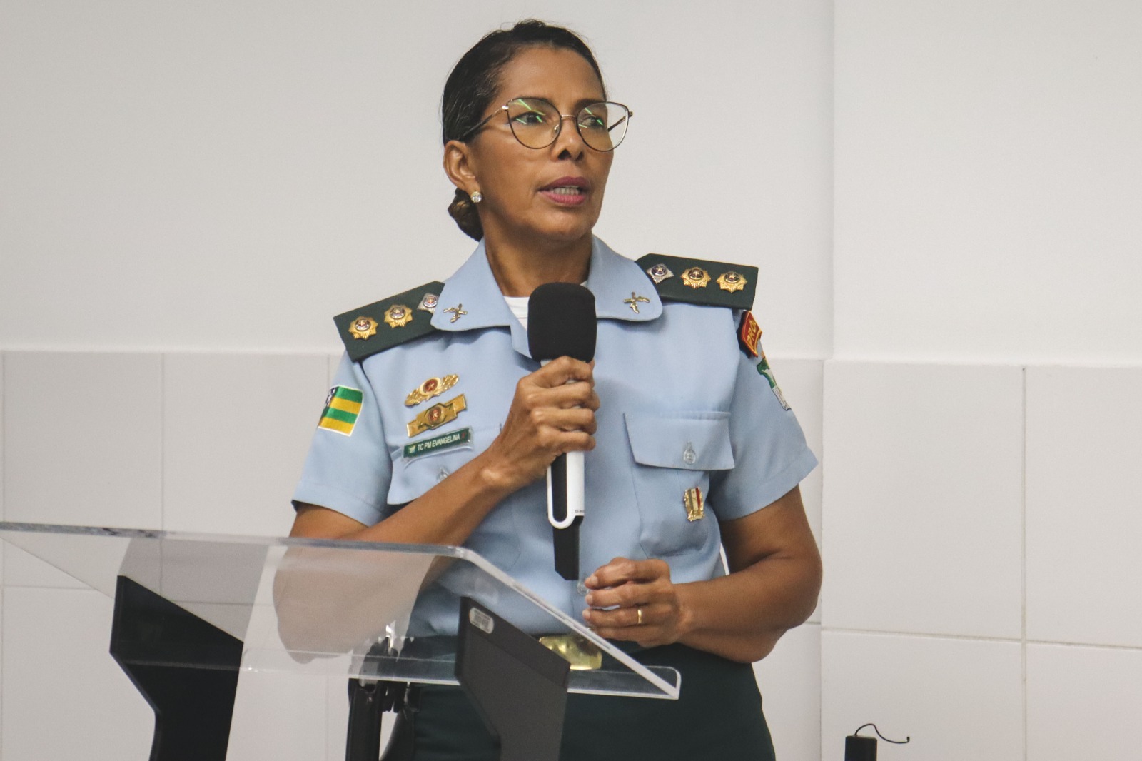 Tenente-coronel Evangelina de Deus / Foto: Ascom PM