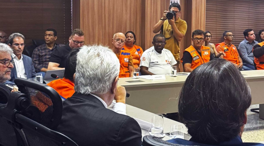 Defesa Civil Estadual e TCE-SE discutem diagnósticos preventivos a eventos adversos // Foto: Ascom/ Defesa Civil