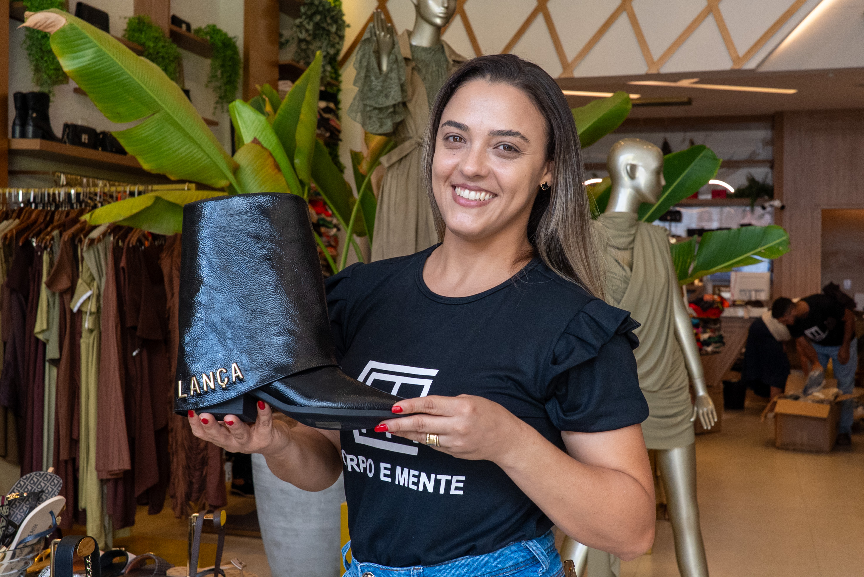 A expectativa da vendedora Cláudia Andrade é que o consumo, por conta do festival, aumente em até 20%