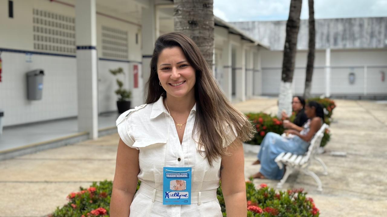 Enfermeira obstetra Kaellyne Figueiredo