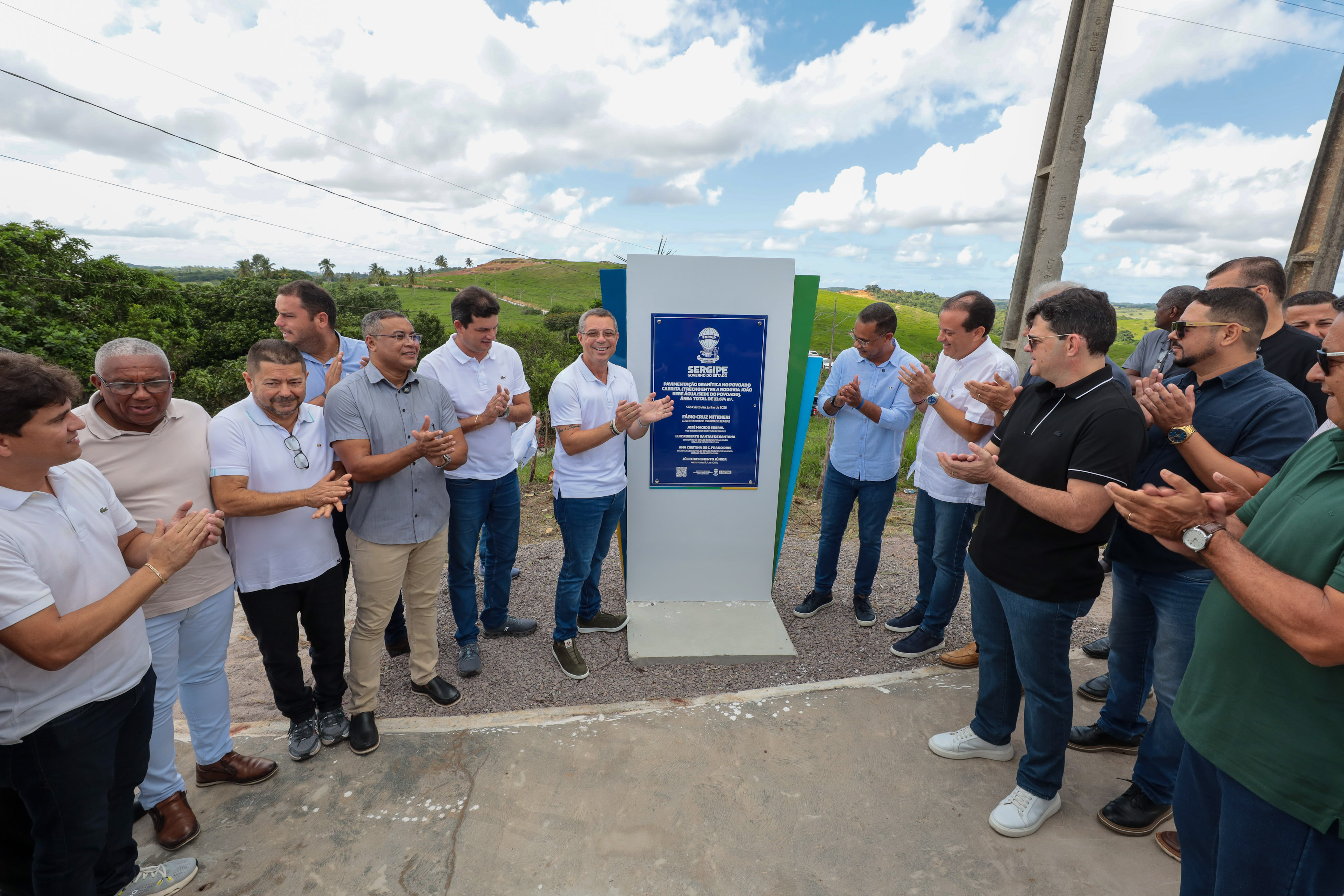 Governo do Estado entrega pavimentação do povoado Cabrita e reforça investimentos em infraestrutura em São Cristóvão