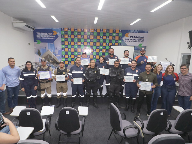 Samu 192 Sergipe: curso de motolâncias entrega preparo e certificados em 22