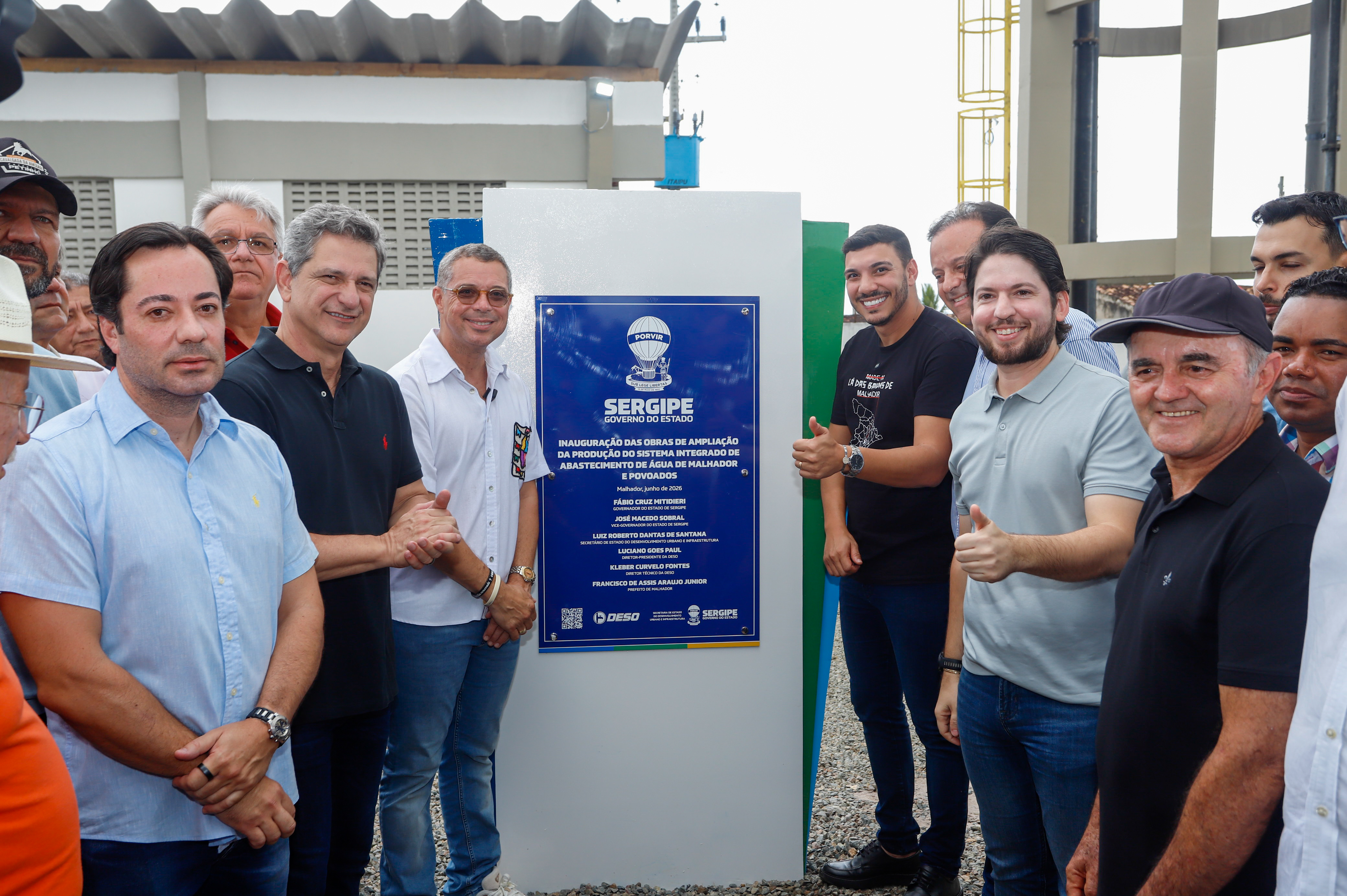 Governador entrega obras de abastecimento em Malhador e Moita Bonita e autoriza rodovia entre agreste e leste sergipanos