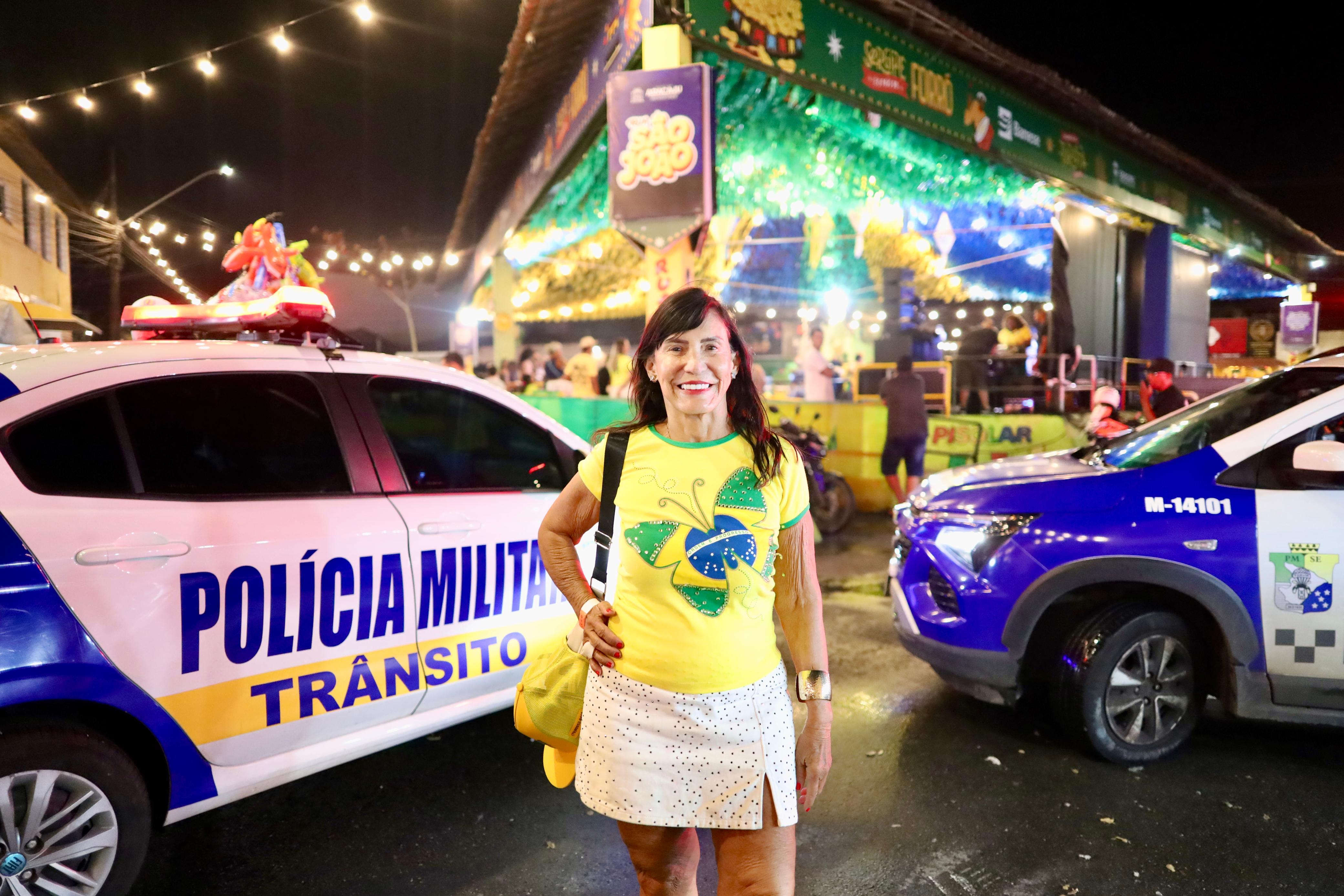 Pela primeira vez em Sergipe, a carioca Ângela Rigetti, de Niterói (RJ), incluiu o Gonzagão Itinerante no roteiro de despedida da viagem / Foto: Max Carlos/Setur