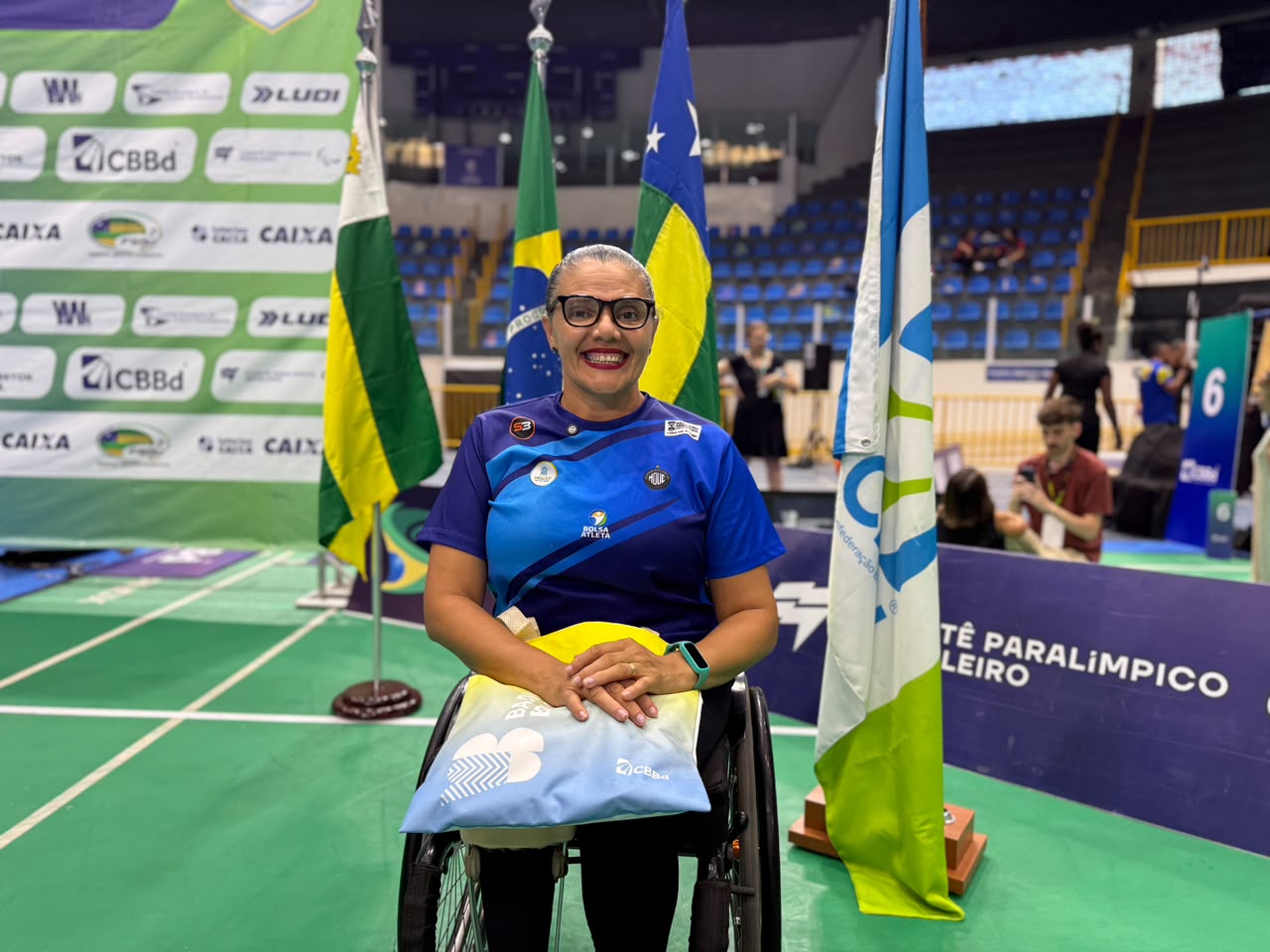 A sergipana Maria Gilda Antunes, quinta colocada no ranking mundial do parabadminton / Foto: Ascom/Seel