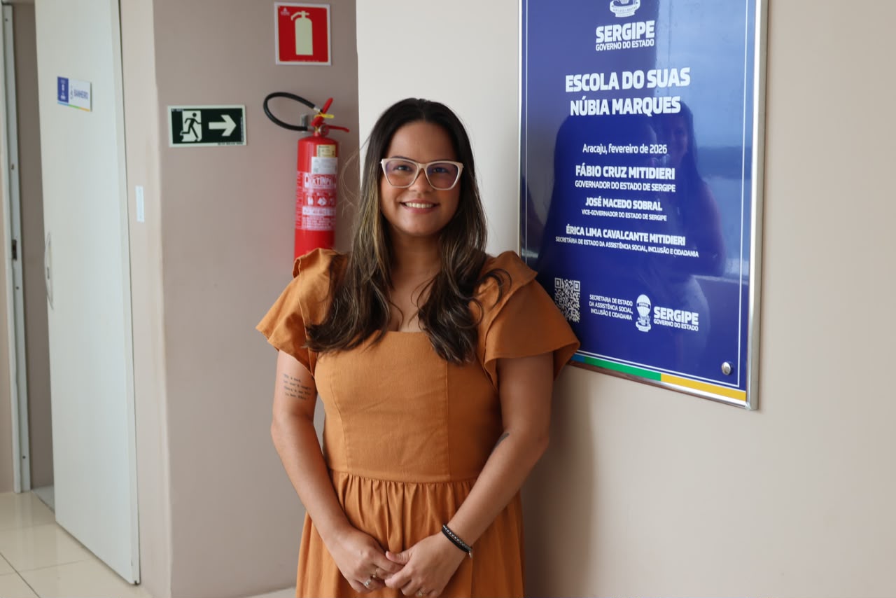Victória Beatriz representou o município de Telha e ressaltou que a iniciativa é muito importante para o fortalecimento socioeducativo nos municípios / Foto: Ascom/Seasic