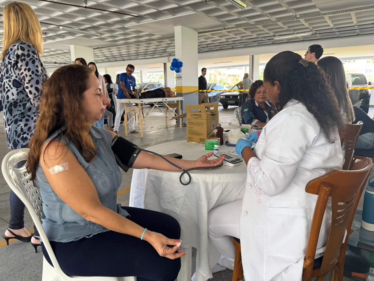 Ipesaúde disponibiliza serviços de saúde na Sefaz em homenagem ao Dia do Servidor Público // Fotos : Ascom /Ipesaúde